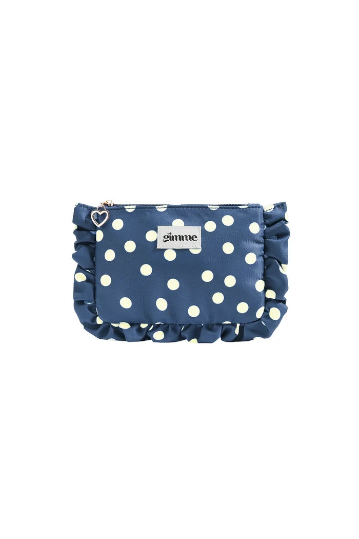 "Dots" pouch blue