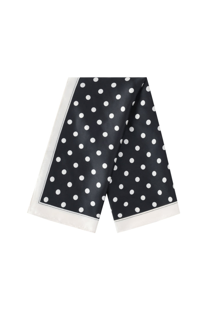 "Dots" print scarf