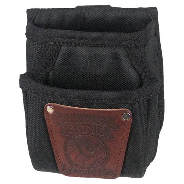 Occidental Leather double clip-on tool pouch in tan leather