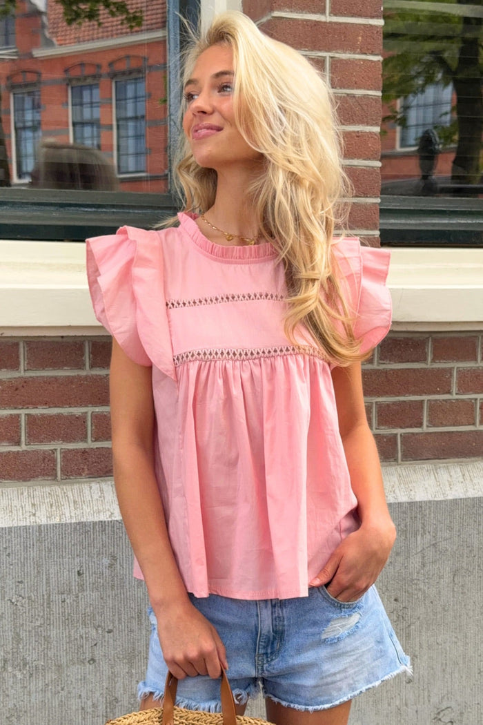 "Dreamy" blouse pink