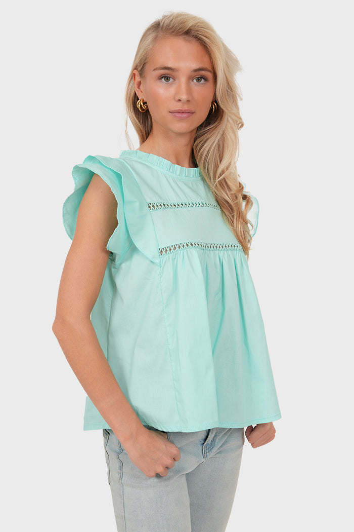 "Dreamy" blouse turquoise