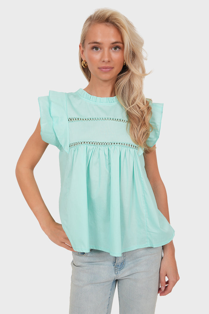 "Dreamy" blouse turquoise