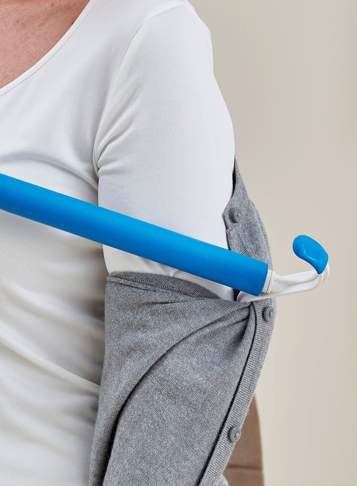 Dressing Stick with Padded Shoe Horn