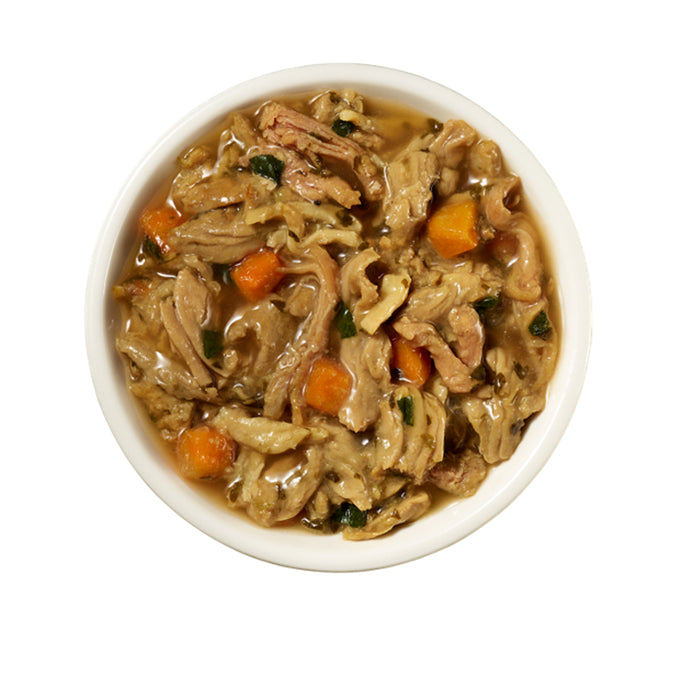 Duck, Carrot & Spinach Gourmet Stew in a bowl