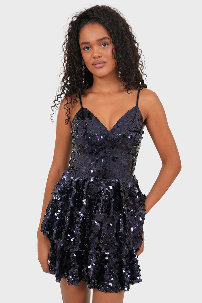 "Dulcie" dress navy