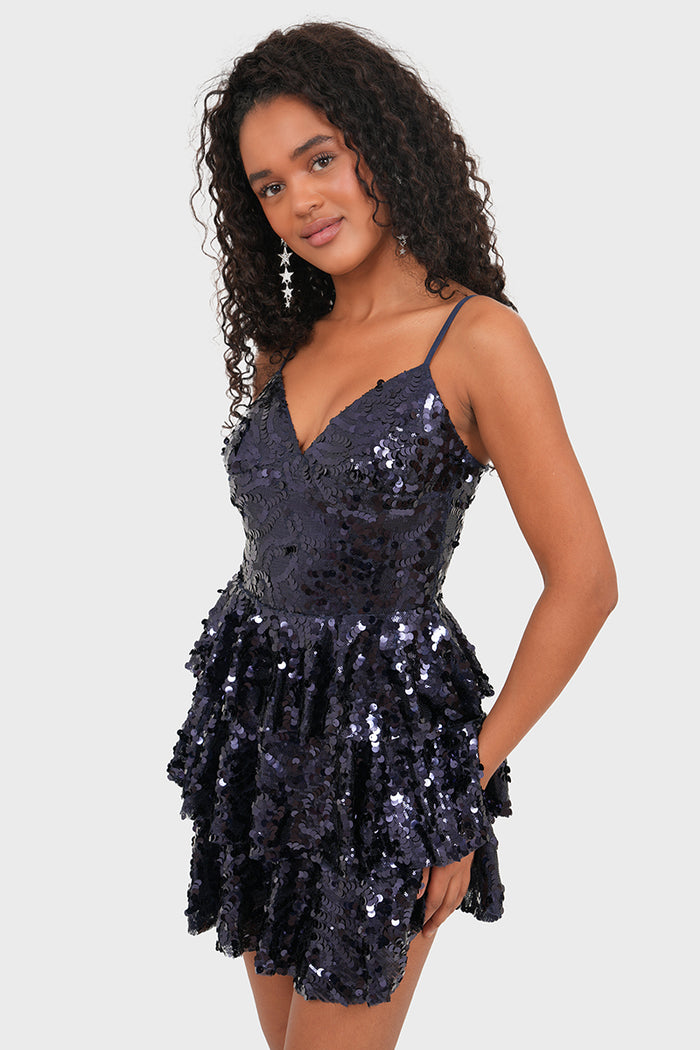 "Dulcie" dress navy