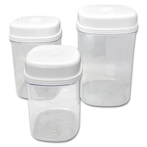 Easy Open Food Containers - Set of 3