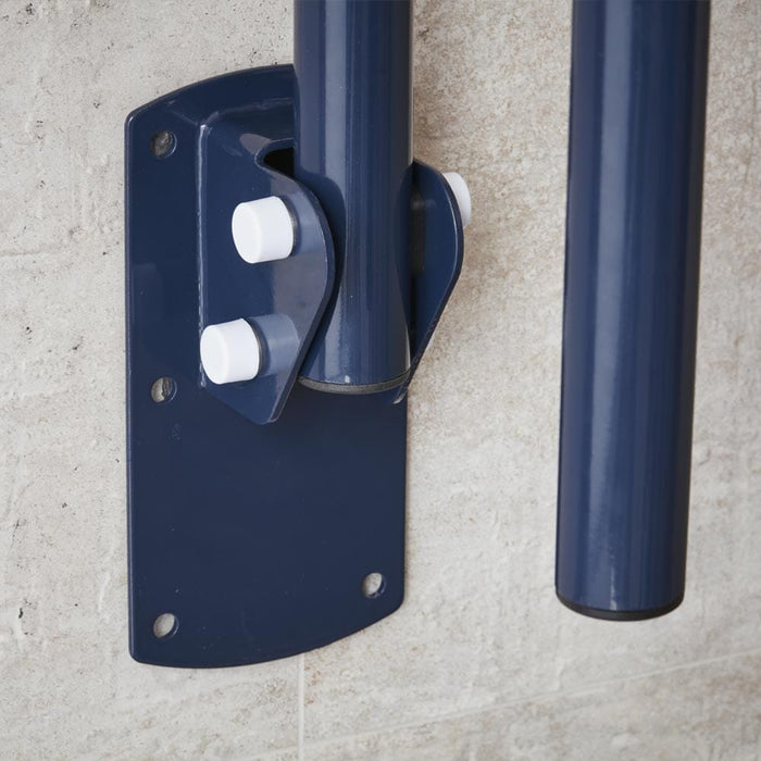 Economy Folding Toilet Support Rail - Blue