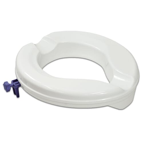 Image of Economy Raised Toilet Seat on a plain background.