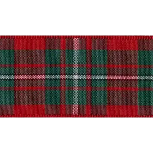 Edinburgh Polyester Tartan Plaid Ribbon - 27 yd - 3/8’’ x