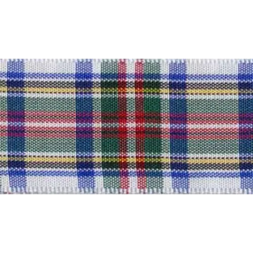 Edinburgh Polyester Tartan Plaid Ribbon - 27 yd - 3/8’’ x