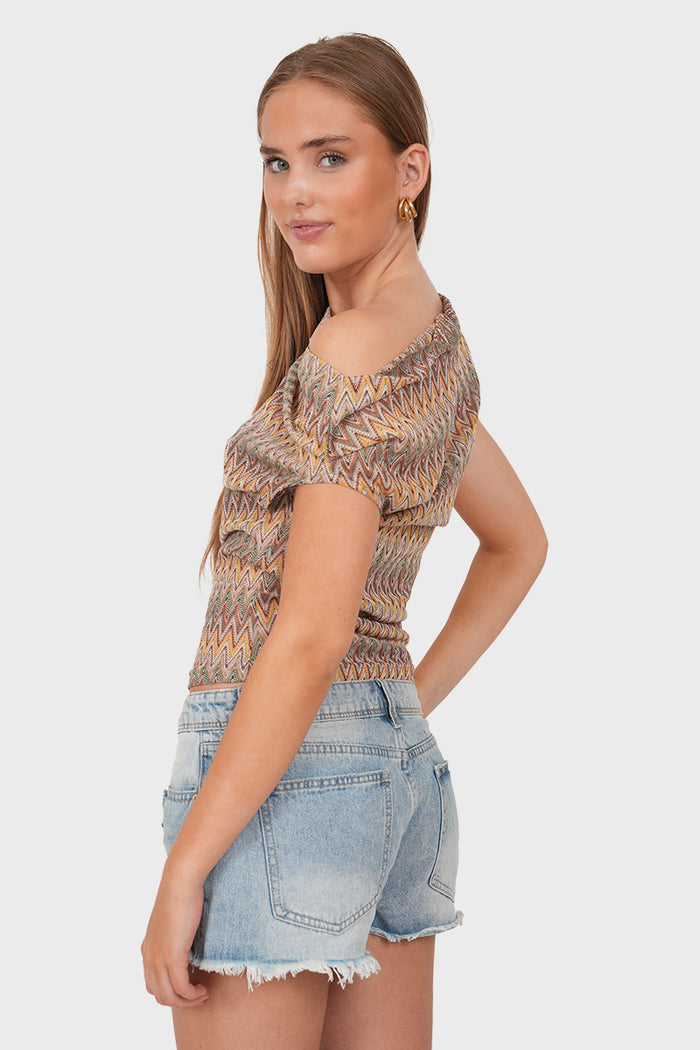 "Ela" top green