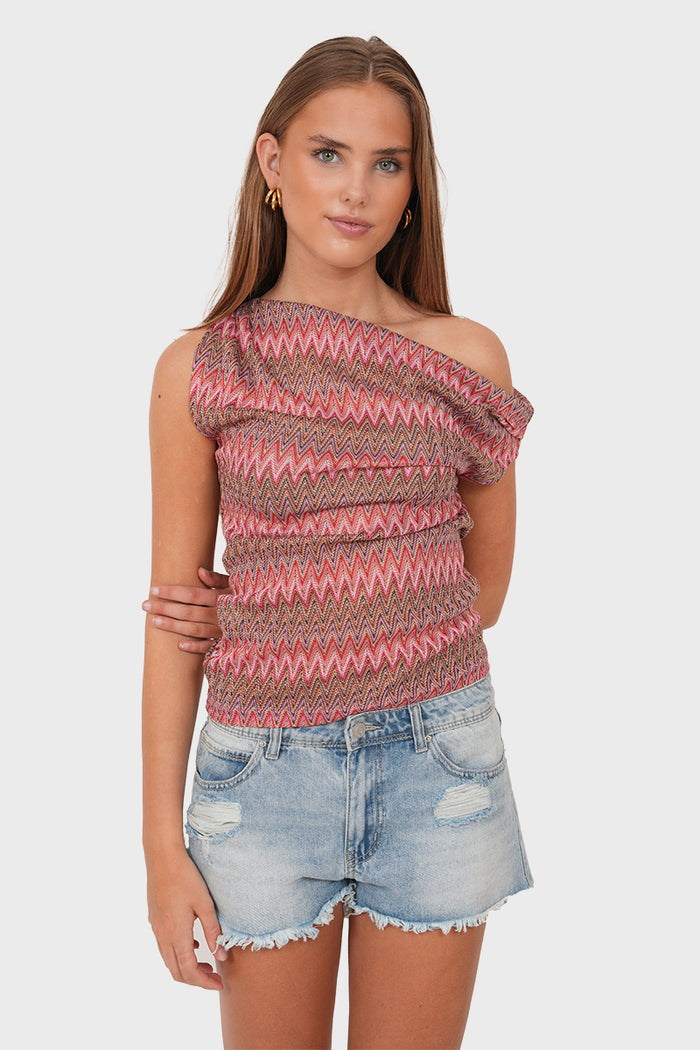 "Ela” top pink