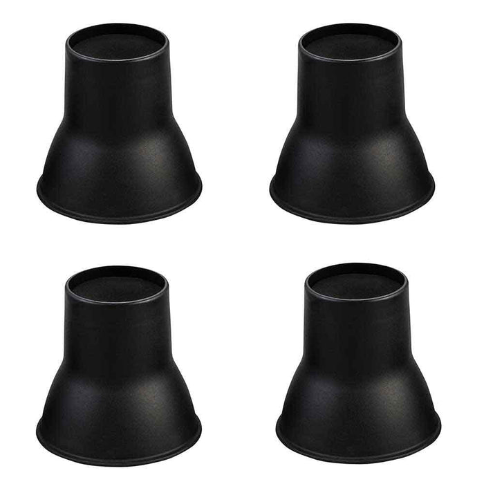 Elephant Feet Furniture Raiser - Pack of 4 in Black