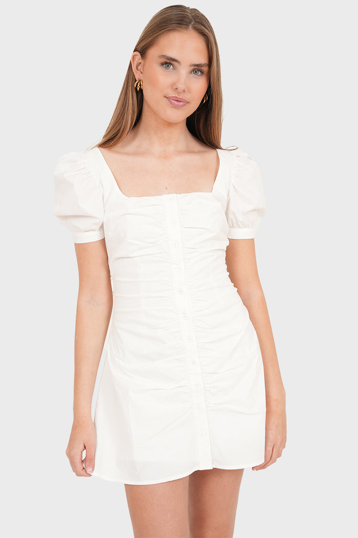 “Ellie” dress white