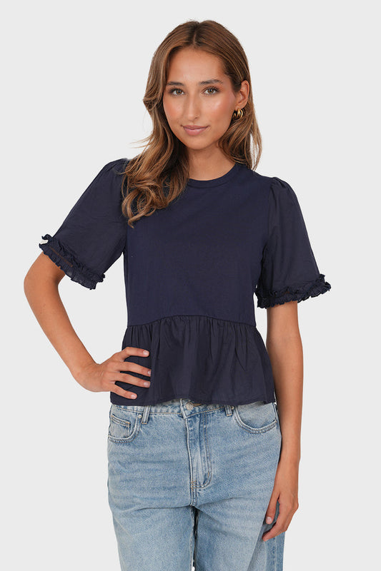 "Emilia" blouse navy