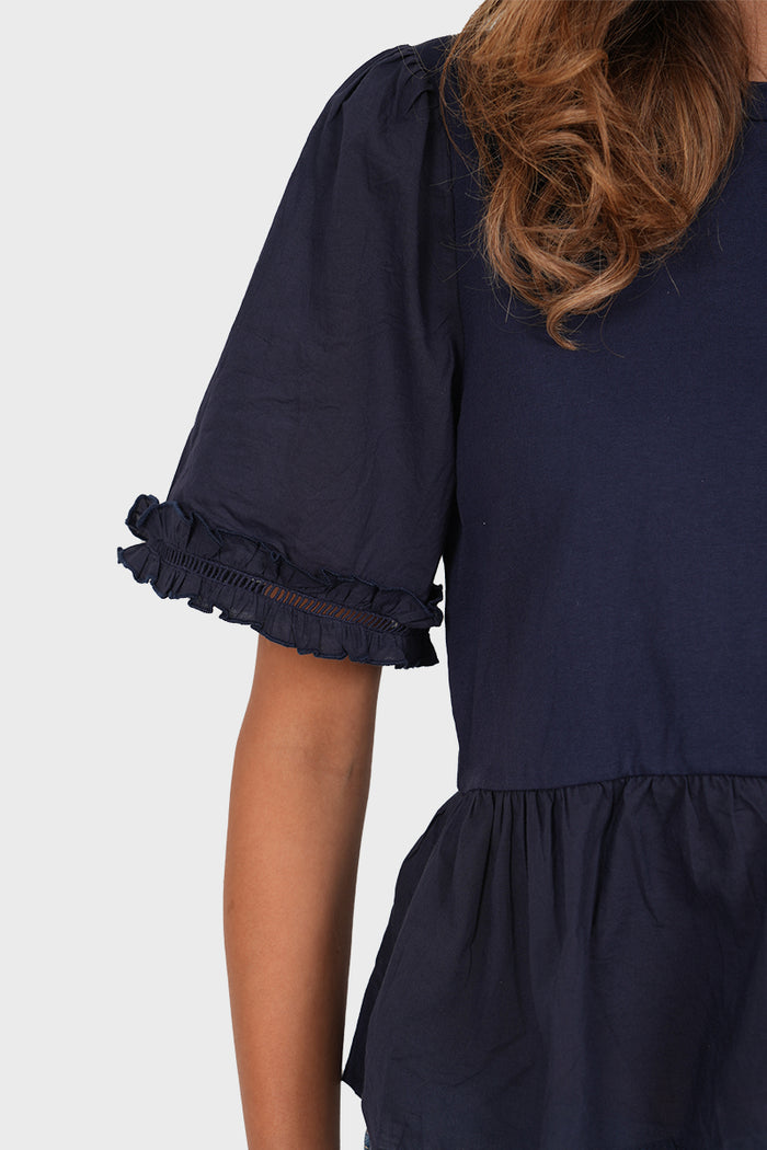 "Emilia" blouse navy