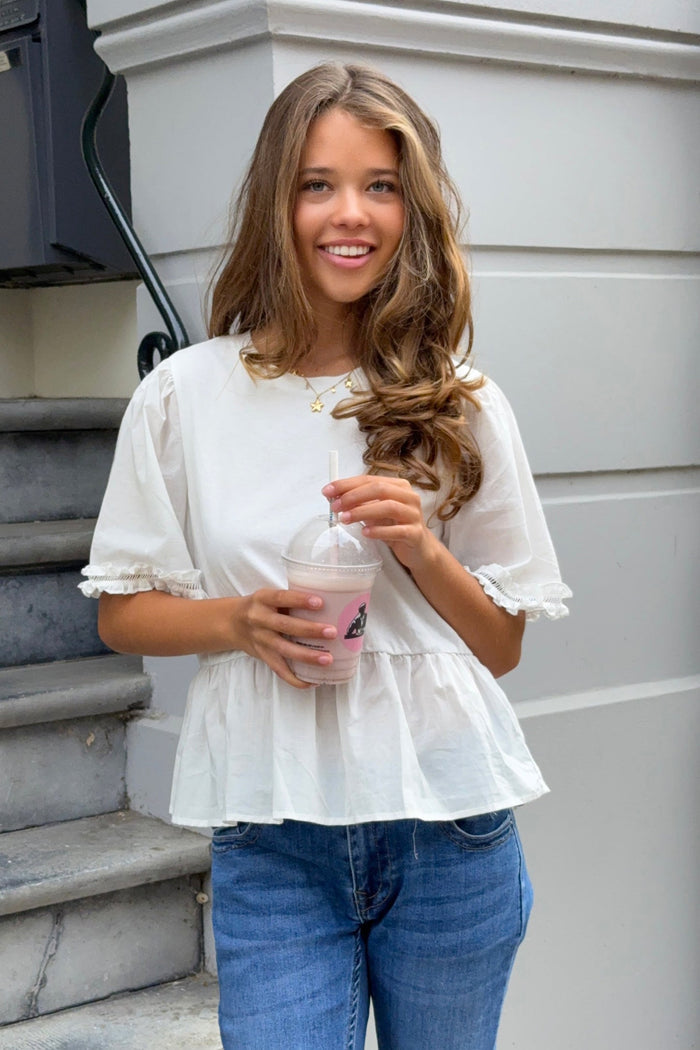 "Emilia" blouse white