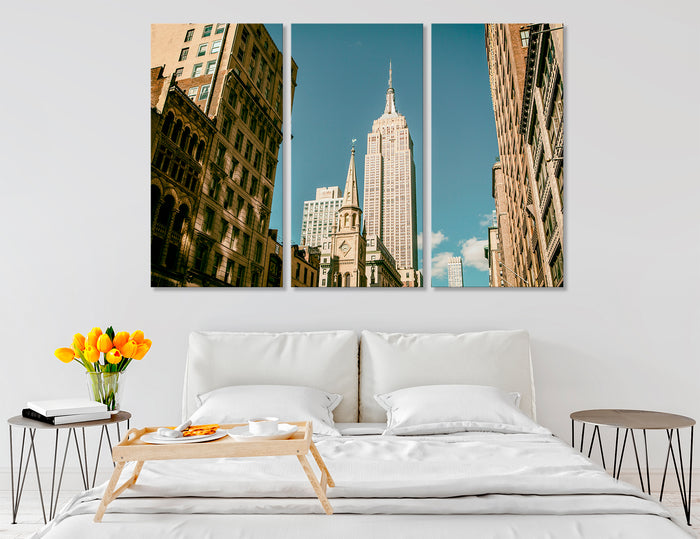 Empire State Building Canvas Print #9002