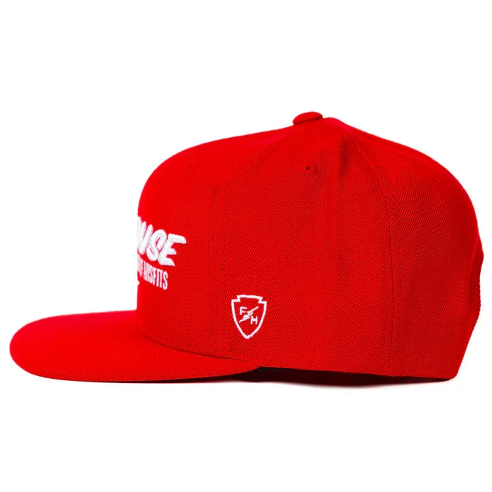 Fasthouse Enterprise hat in red, alternate product view