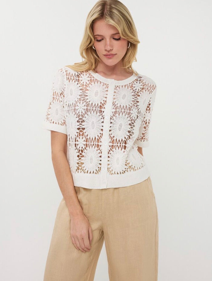 ESQUALO Cardigan crochet