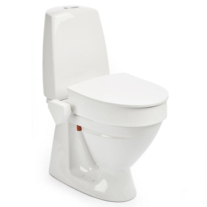 Image of Etac My-Loo Raised Toilet Seat-Fixed Mounting on a plain background.