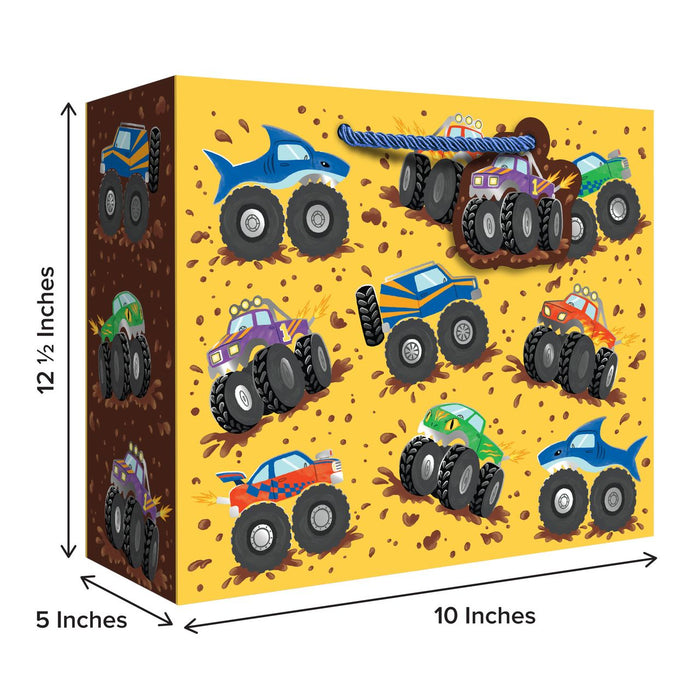 Euro Tote - Large - Monster Trucks