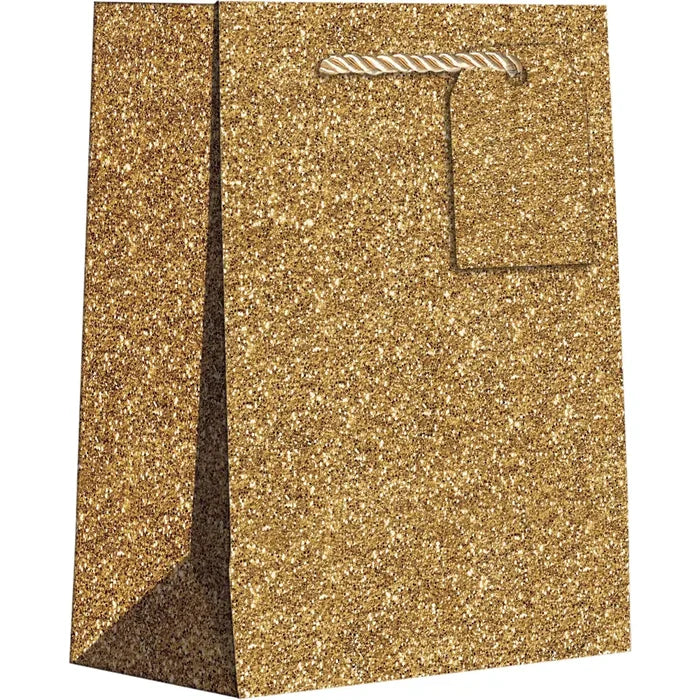 Euro Tote - Medium - Gold Sparkle - MT616