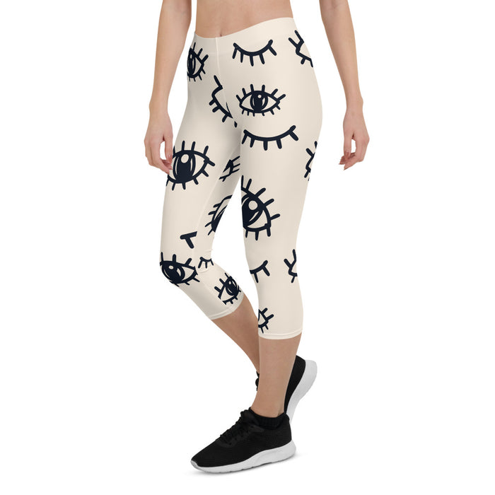 Eyes On Me Capri Leggings - Bloom Seventy Seven