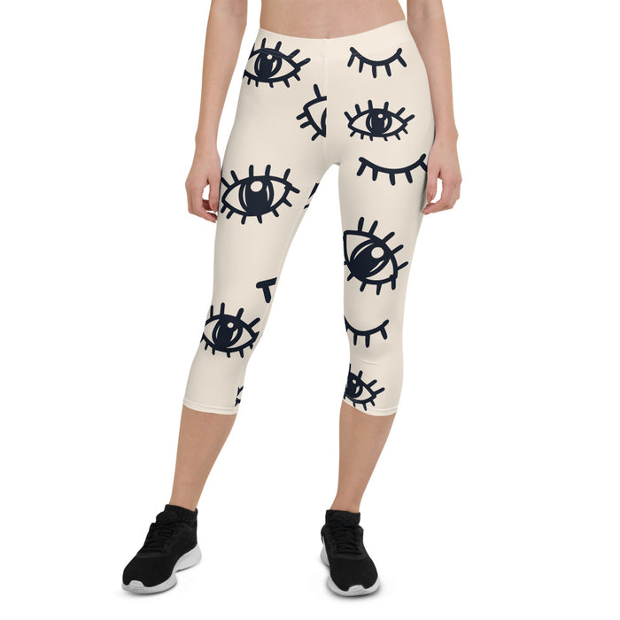 Eyes On Me Capri Leggings - Bloom Seventy Seven
