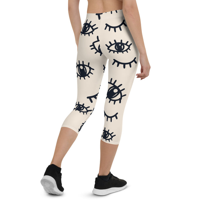 Eyes On Me Capri Leggings - Bloom Seventy Seven