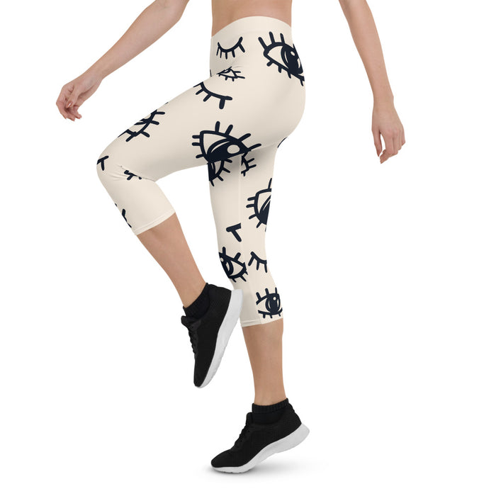 Eyes On Me Capri Leggings - Bloom Seventy Seven