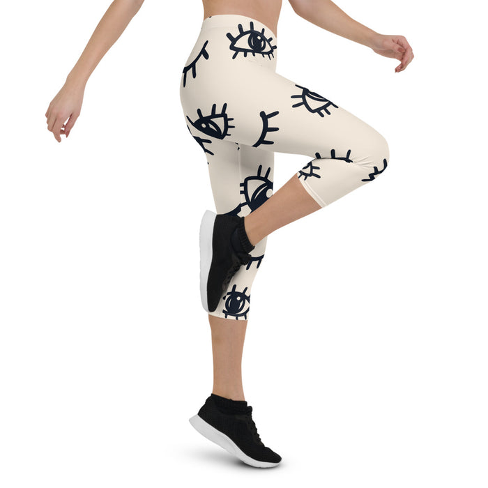 Eyes On Me Capri Leggings - Bloom Seventy Seven