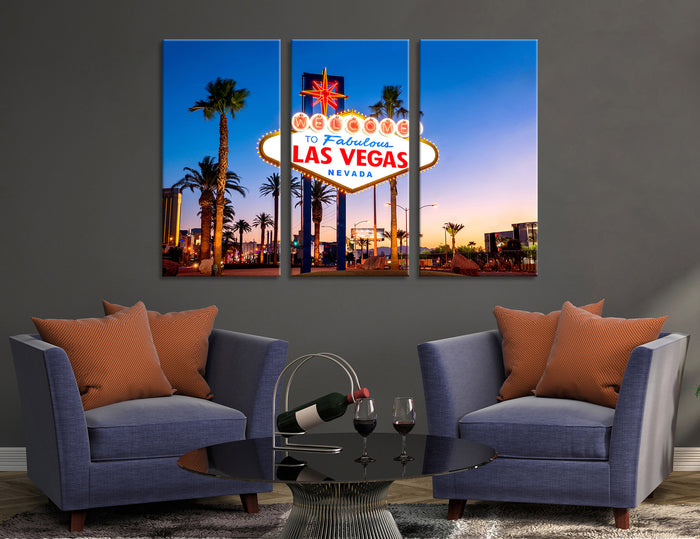 Fabulous Las Vegas Sign Canvas Print #9191