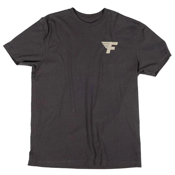 Fasthouse Fast Cycles graphic t-shirt in graphite black, alternate product view