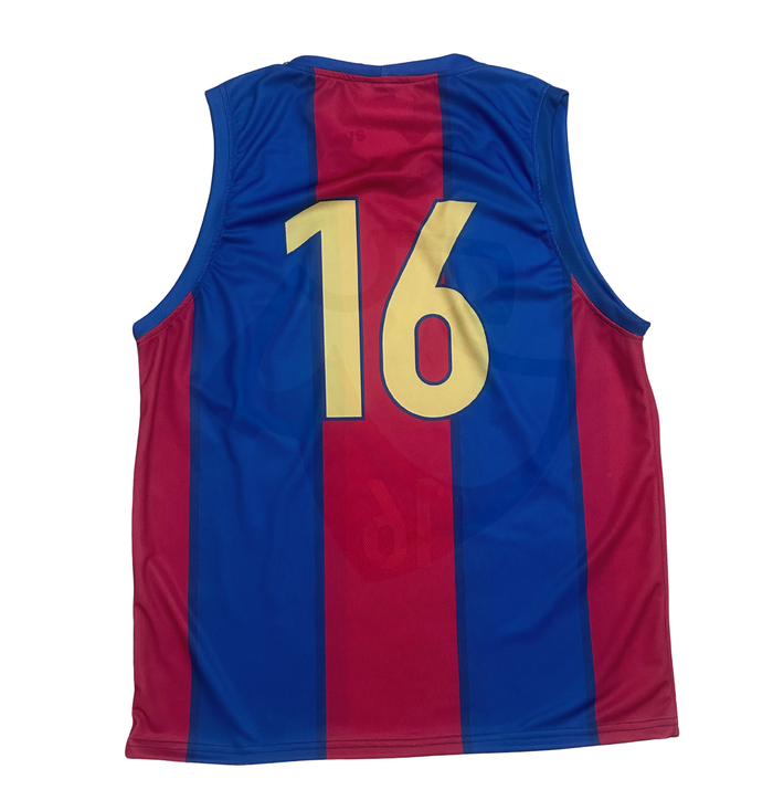 FC Barcelona Basketball Shirt 1998-2000 Home - Retro Jerseys, Camiseta de baloncesto del FC Barcelona