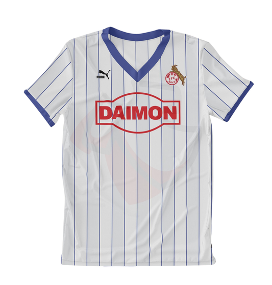 FC Köln Shirt 1985-1986 Away - Retro Jersey, FC Köln trikot, FC Köln Retro Trikot