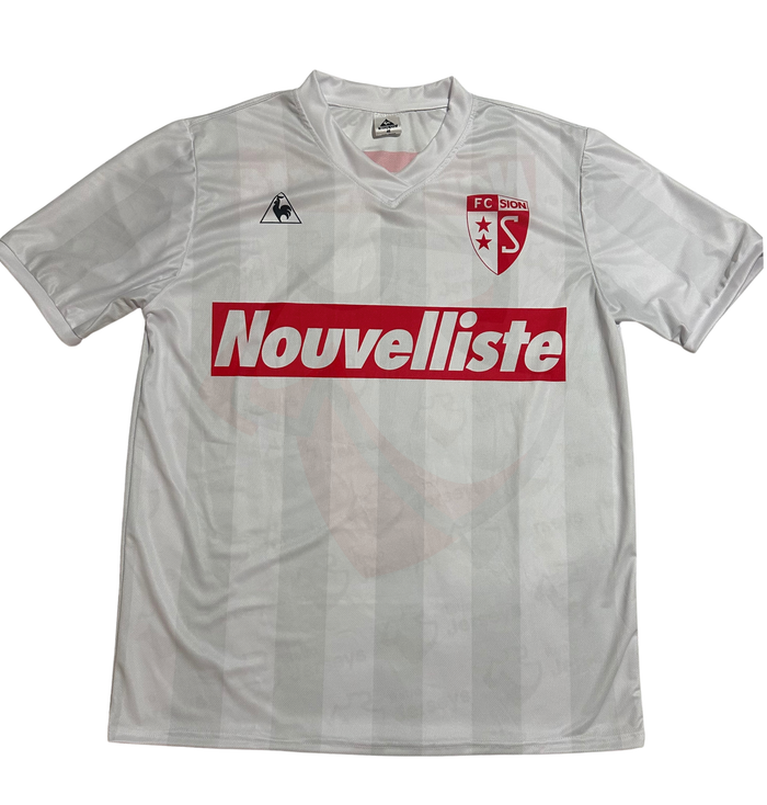 FC Sion Shirt 1985-1986 Home - Retro Jerseys, FC Sion Trikot, FC Sion Retro