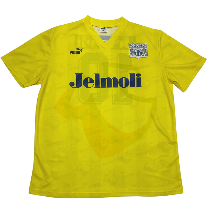 FC Zürich Shirt 1988-1990 Away - Retro Jerseys, FC Zürich Trikot, FC Zürich Retro