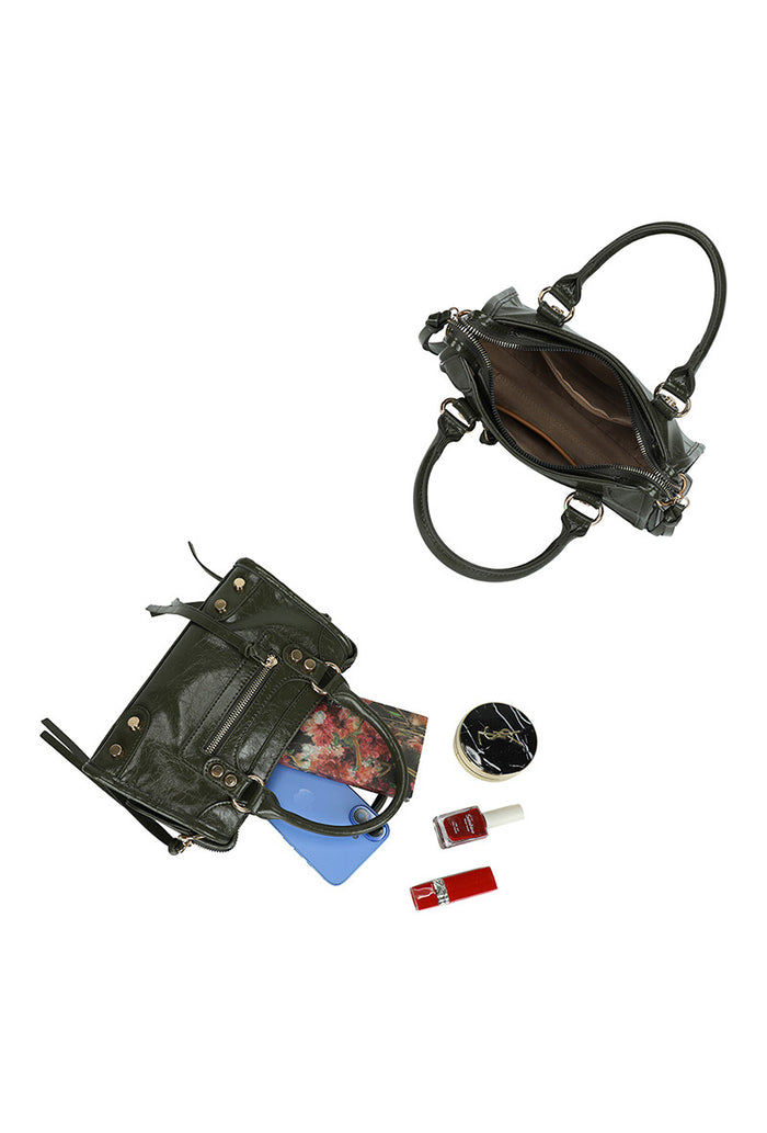 "Fenna" bag dark green