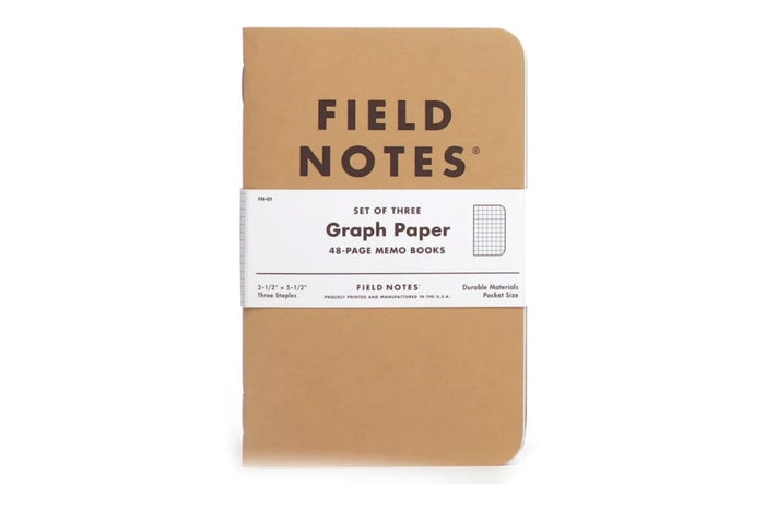 Field Notes Original Kraft – Graph Paper 3-Pack