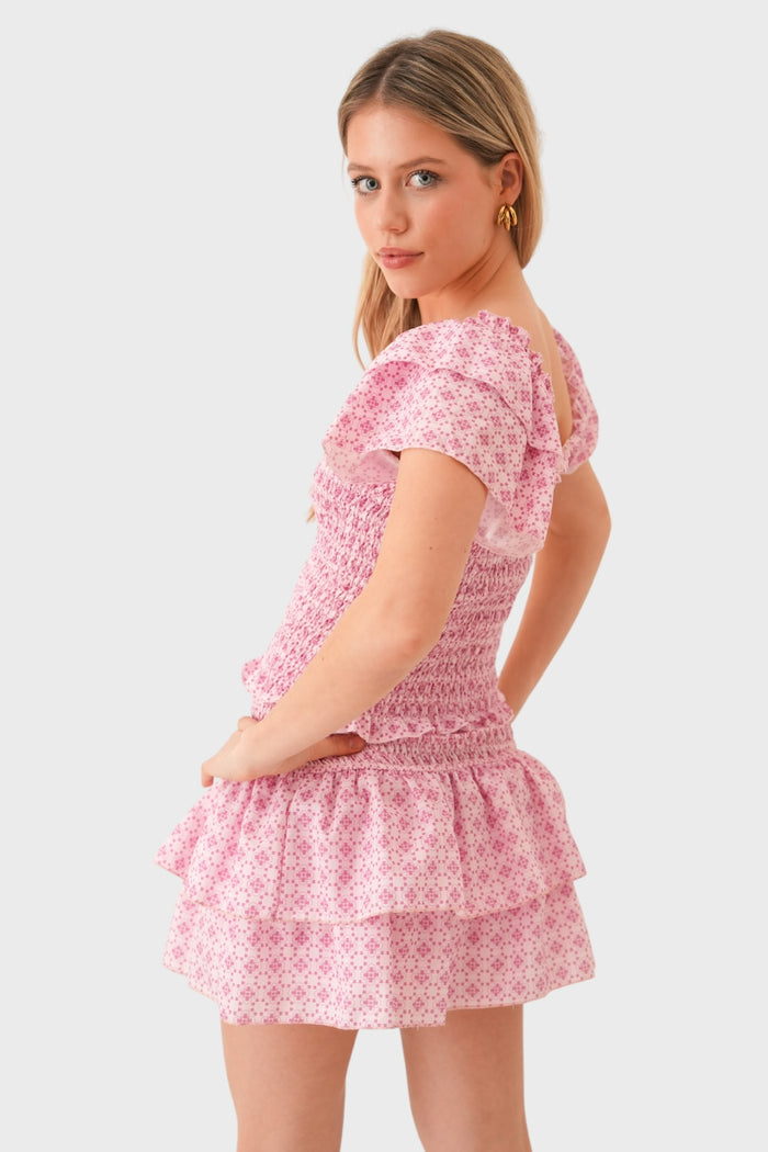 "Fiji" ruffle top