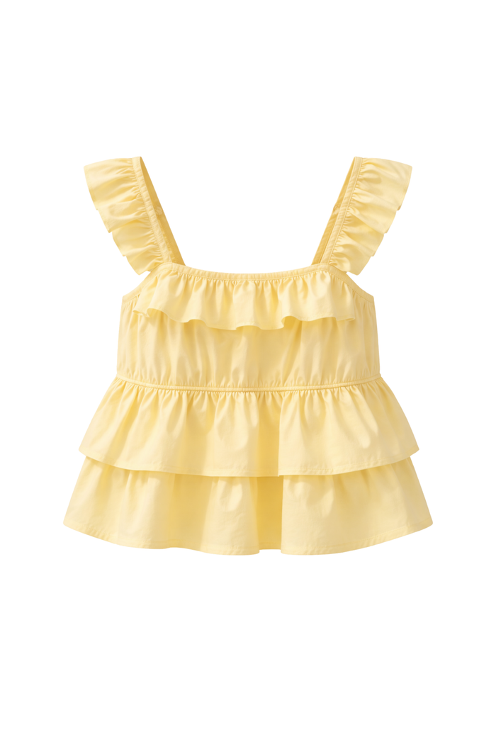 "Filou" top yellow