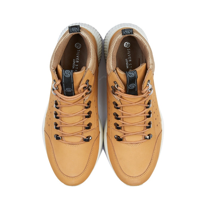 Finsbury Nubuck Leather Lace up Boots - Honey