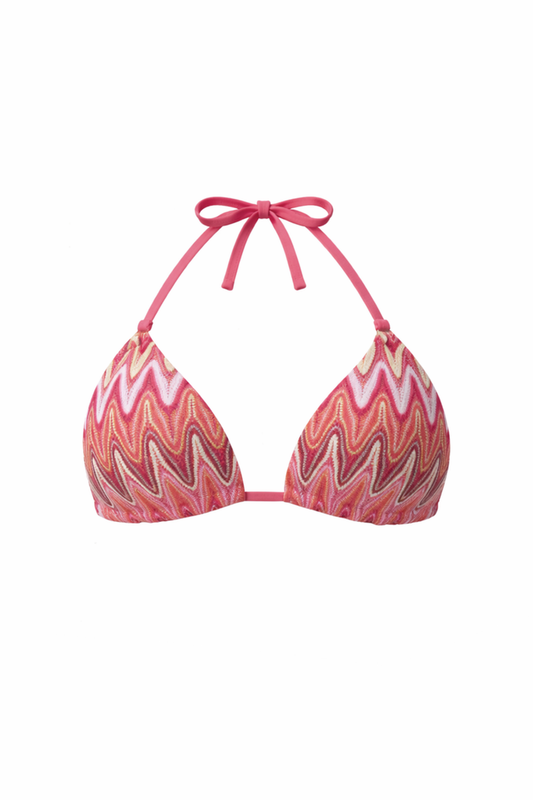 "Fiore” bikini top pink