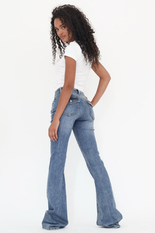 "Flared" jeans dark blue tall