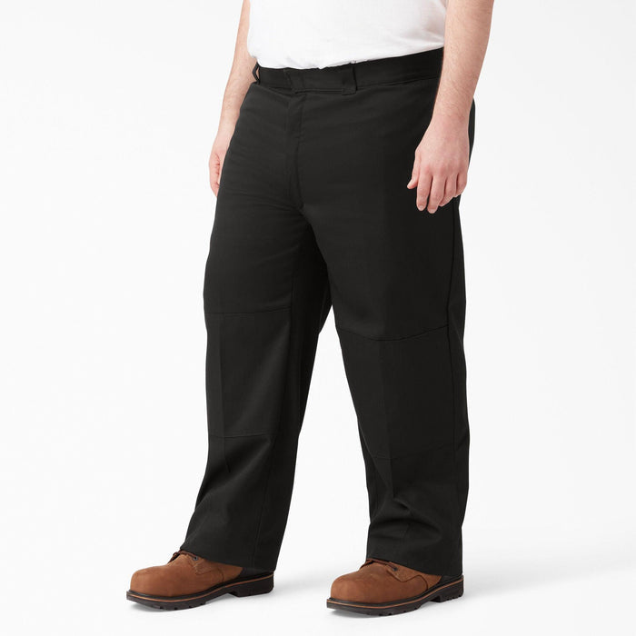 Dickies FLEX double knee work pant in black, big and tall fit product view