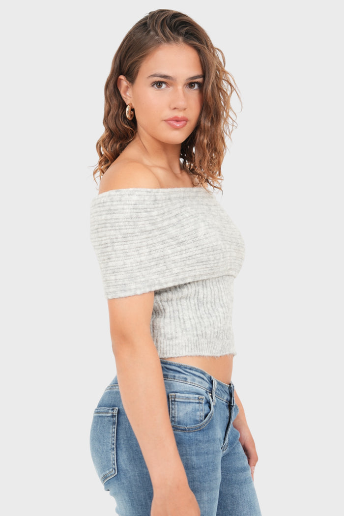 "Flore" top grey
