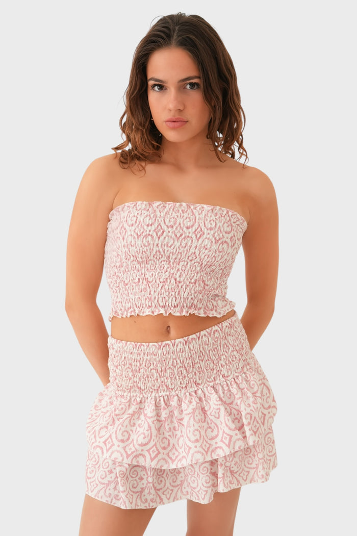 "Florence" tube top pink