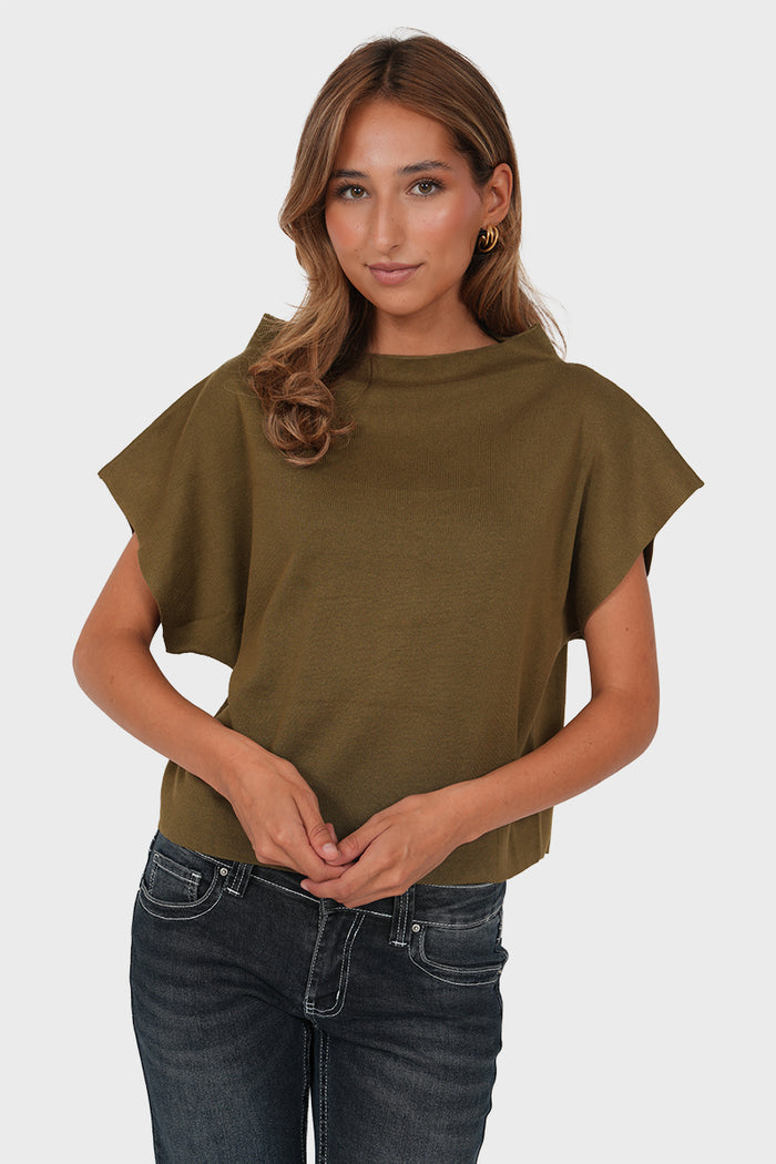 "Florine” sweater khaki